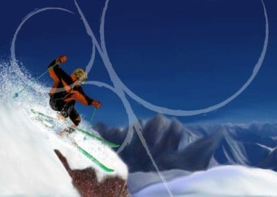Digital: The Skier