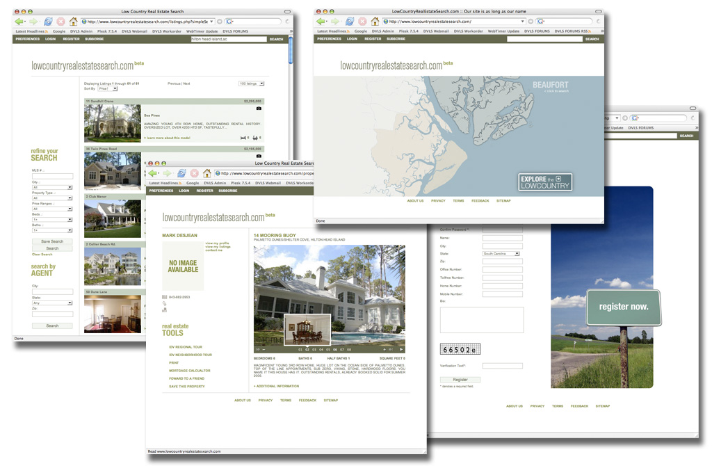 Website: DVLS Low Country Real Estate Search