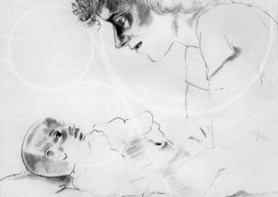 Pencil: Mother & Child